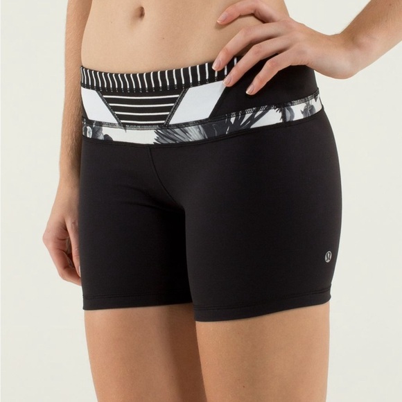 Lululemon Athletica Black Reversible Double Sided Shorts Women’s Size 10 - Picture 1 of 10